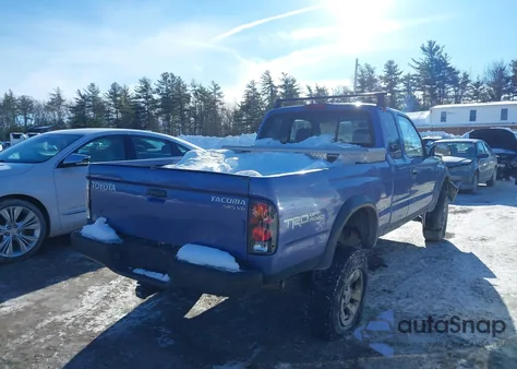 1999 Toyota Tacoma из США, поврежденный, VIN 4TAWN72N7XZ483890